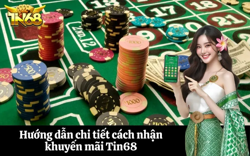 Hướng dẫn chi tiết cách nhận khuyến mãi Tin68