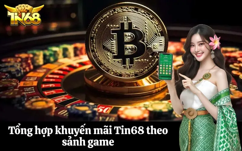 Tổng hợp khuyến mãi Tin68 theo sảnh game